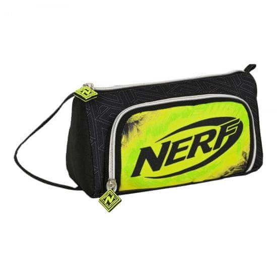 Safta Šolska peresnica Nerf Neon, črna in rumena, 32 delna, 20 X 11 X 8.5 CM