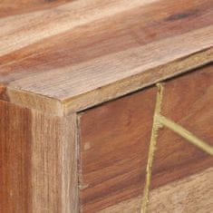 Vidaxl Pisalna miza s predali 100x55x75 cm trden palisander