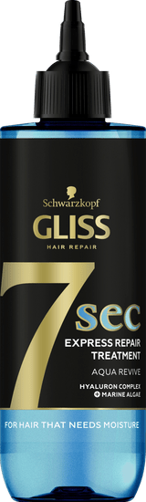 Gliss Kur 7 Sec Express Repair tretma za lase, Aqua Revive, 200 ml