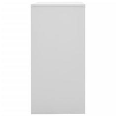 Vidaxl Omara s ključavnico 5 kosov siva in modra 90x45x92,5 cm jeklo