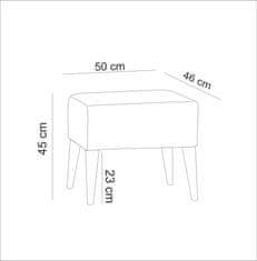 Atelier Del Sofa Tuffet, Zeni Puf - Kremasta
