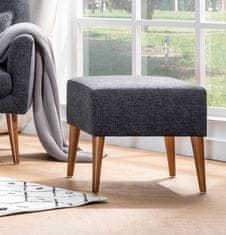 Atelier Del Sofa Tuffet, Zeni Puf - Temno siva