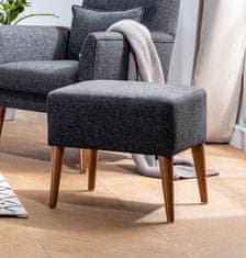 Atelier Del Sofa Tuffet, Zeni Puf - Temno siva