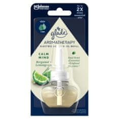 Glade Aromatherapy Electric polnilo, Calm Mind, bergamotka in limonina trava, 20 ml