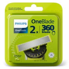 Philips 360 zamenljiva rezila za Philips OneBlade QP420/50, 2 kosa