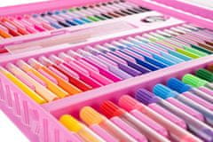 Alum online Set za slikanje v kovčku - 208 ks roza