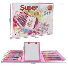 Alum online Set za slikanje v kovčku - 208 ks roza