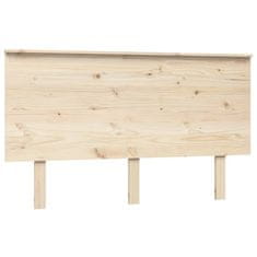 Vidaxl Posteljno vzglavje 139x6x82,5 cm trdna borovina