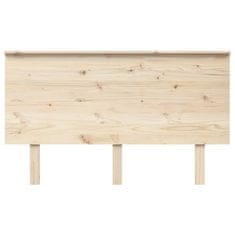 Vidaxl Posteljno vzglavje 139x6x82,5 cm trdna borovina