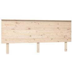 Vidaxl Posteljno vzglavje 184x6x82,5 cm trdna borovina
