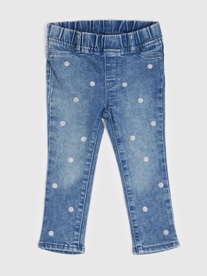 Gap Otroške Jeans hlače s puntíky