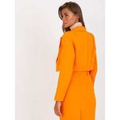 ITALY MODA Ženska jakna brez gumbov MIA oranžna DHJ-ZT-A6113.13_389496 XL