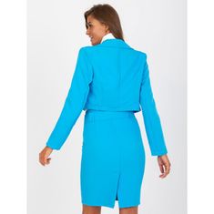 ITALY MODA Ženska jakna brez gumbov MIA modra DHJ-ZT-A6113.13_389480 XL