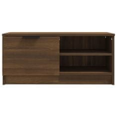 Vidaxl TV omarica 2 kosa rjavi hrast 80x35x36,5 cm konstruiran les