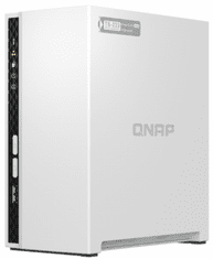 Qnap NAS strežnik za 2 diska, 2 GB RAM, 1 Gb mreža, bela (TS-233)
