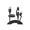 Spigen Kabel 3v1 Lightning + USB-C + microUSB 1,5m C10l3