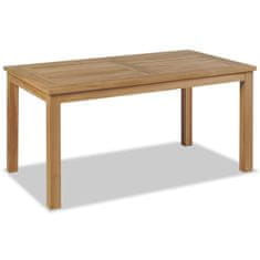 Vidaxl Klubska mizica iz tikovine 90x50x45 cm