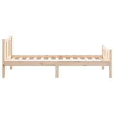 Greatstore Okvir za posteljo, masivni les, 90x190 cm, enojni