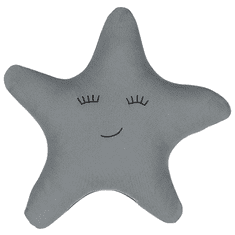Beliani Otroški vzglavnik zvezda 40 x 40 cm, siv BHOPAL