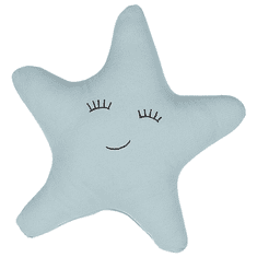 Beliani Otroški vzglavnik zvezda 40 x 40 cm, modra BHOPAL