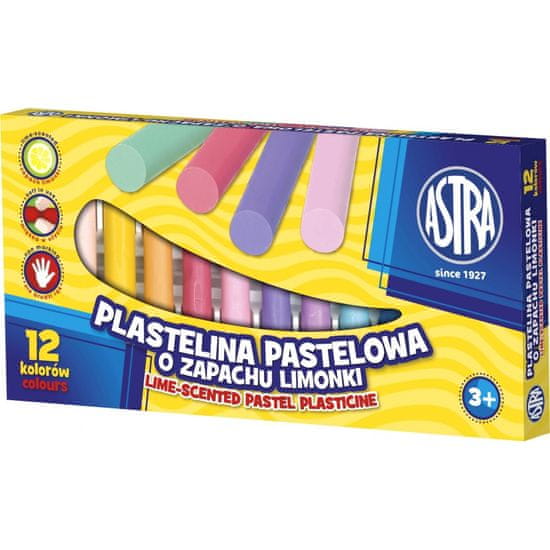Astra Plastelin dišeč 12 pastelnih barv, 303114001