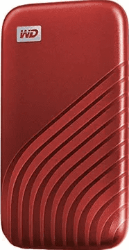 Western Digital My Passport SSD disk, 2 TB, USB-C 3.2, rdeč (WDBAGF0020BRD-WESN)