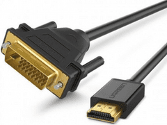 Ugreen kabel, HDMI na DVI, 2 m, črn (10135)