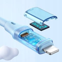 Mcdodo MCDODO ZASLONSKI KABEL USB-C LIGHTNING 36W 1M ZA IPHONE 14 VIJOLIČNA