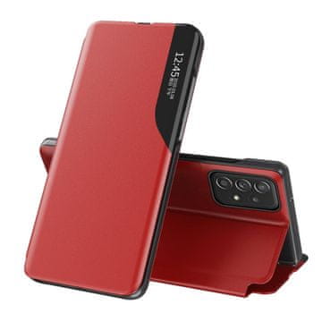 MG Leather View ovitek za Samsung Galaxy A73, rdeč