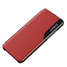 MG Eco Leather View knjižni ovitek za Samsung Galaxy A54 5G, rdeča