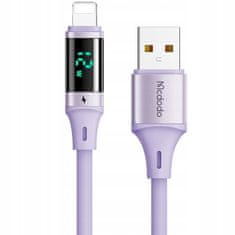 Mcdodo MCDODO ZASLONSKI KABEL USB LIGHTNING 36W 1M ZA IPHONE 13 14 VIJOLIČNA