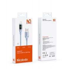 Mcdodo MCDODO KABEL Z ZASLONOM USB-C HITRO POLNJENJE USB TIPA C 5A 100W 2M
