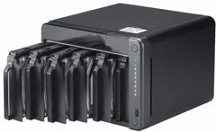 Qnap NAS strežnik za 6 diskov, 4GB ram, 2x 2,5Gb mreža, HDMI (TS-653D-4G)
