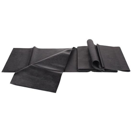 Merco Yoga Stretch trak za vadbo, 200 cm, črn