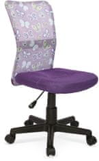 Halmar Pisarniški stol Dingo, vijolična