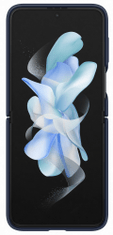 Samsung Galaxy Z Flip4 ovitek, z držalom, silikonski, moder (EF-PF721TNEGWW)