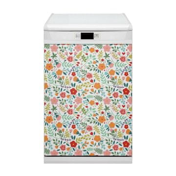 tulup.si Nalepka na pomivalni stroj Slika z rožami