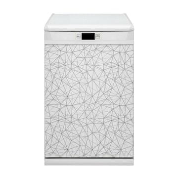 tulup.si Nalepka na pomivalni stroj Geometrijske črte