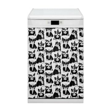 tulup.si Nalepka na pomivalni stroj Srečni psi