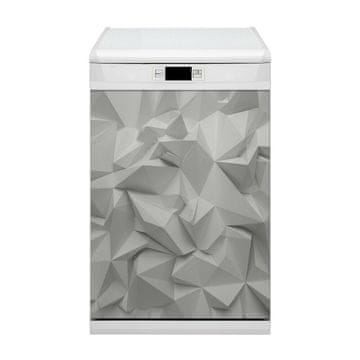 tulup.si Nalepka na pomivalni stroj Bela abstrakcija