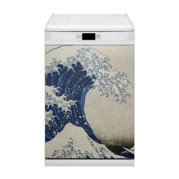 tulup.si Nalepka na pomivalni stroj Japonska umetnost