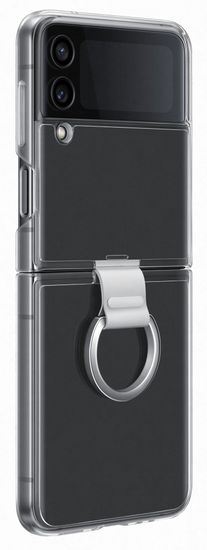 Samsung Galaxy Z Flip4 ovitek, z držalom, prozoren (EF-OF721CTEGWW)