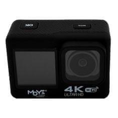 Moye Ventrue 4K Duo akcijska kamera, črna