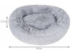 Alum online Krznena postelja za psa 60 cm - siva