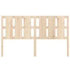 Vidaxl Posteljno vzglavje 165,5x4x100 cm trdna borovina