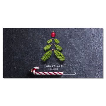 tulup.si Slika na akrilnem steklu Zima božična drevesa Christmas