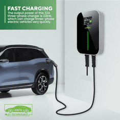 ANFIL Trifazna polnilna postaja za električna vozila 22kW, 32A.
