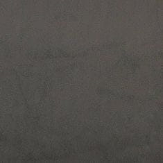 Greatstore Box spring posteljni okvir temno siv 90x190 cm žamet