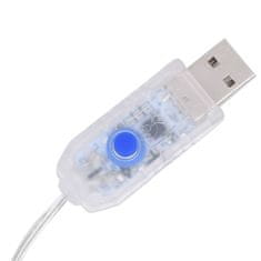 Vidaxl Božični severni jeleni 4 kosi zlati 80 LED akril