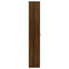 Vidaxl Pisarniška omara rjavi hrast 60x32x190 cm konstruiran les